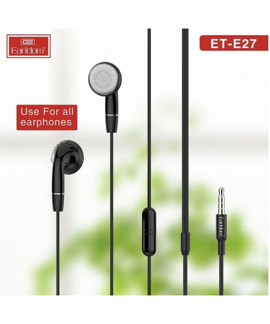 Tai nghe Earldom có dây jack audio 3.5mm E27