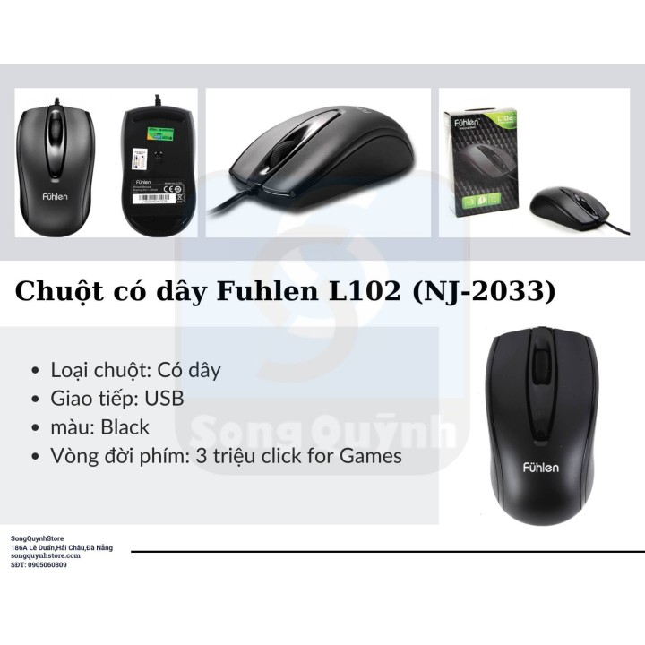 Chuột có dây Fuhlen L102 (NZ-21053)
