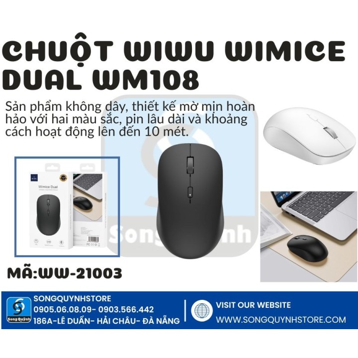 CHUỘT WIWU WIMICE DUAL WM108 (WW-21003)