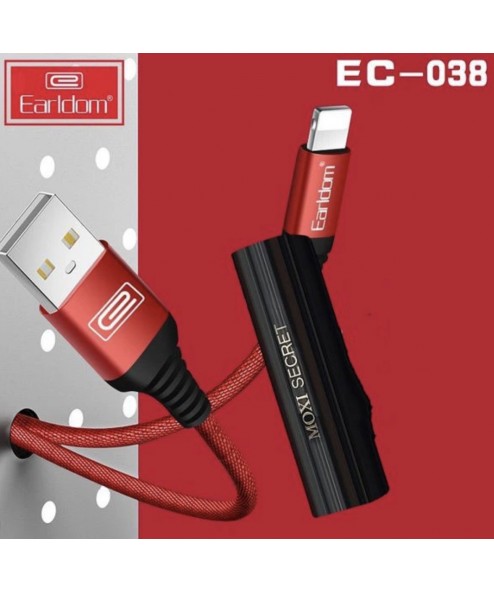 Cáp sạc dù Earldom lightning EC-038i ( 2M)