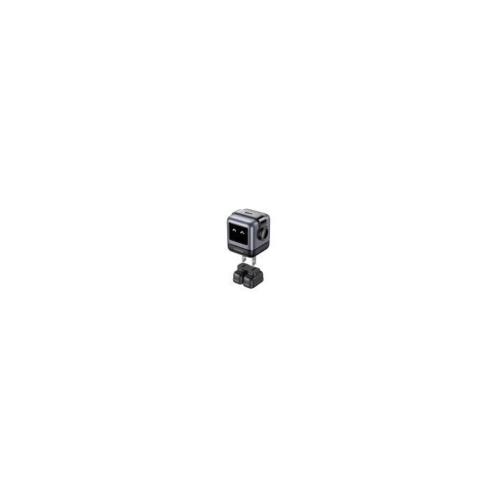 Sạc điện thoại 1 cổng USB-C GaN 30W màu đen tạo hình robot chân cắm dẹt Ugreen (15550) (UG-30005)