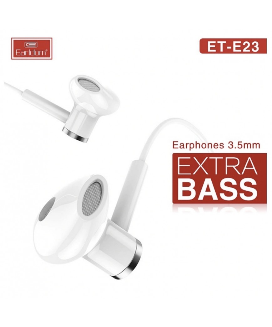 Tai nghe có dây Earldom E23 jack audio 3.5mm