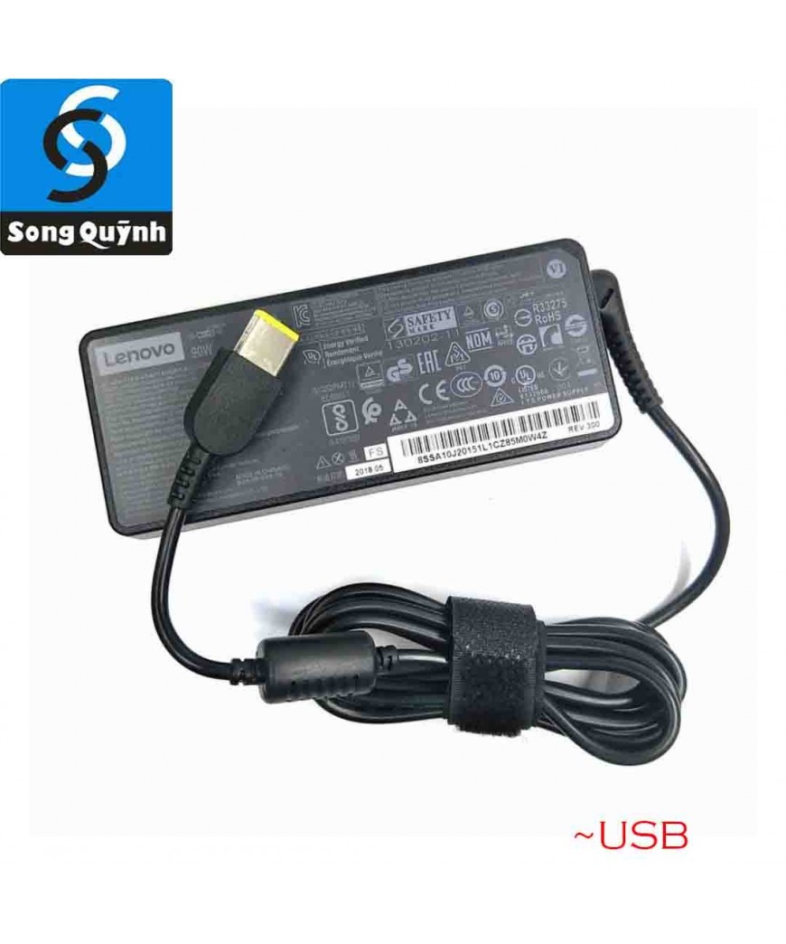 Sạc laptop Lenovo USB kim (20V-4.5A) 90w ZIN