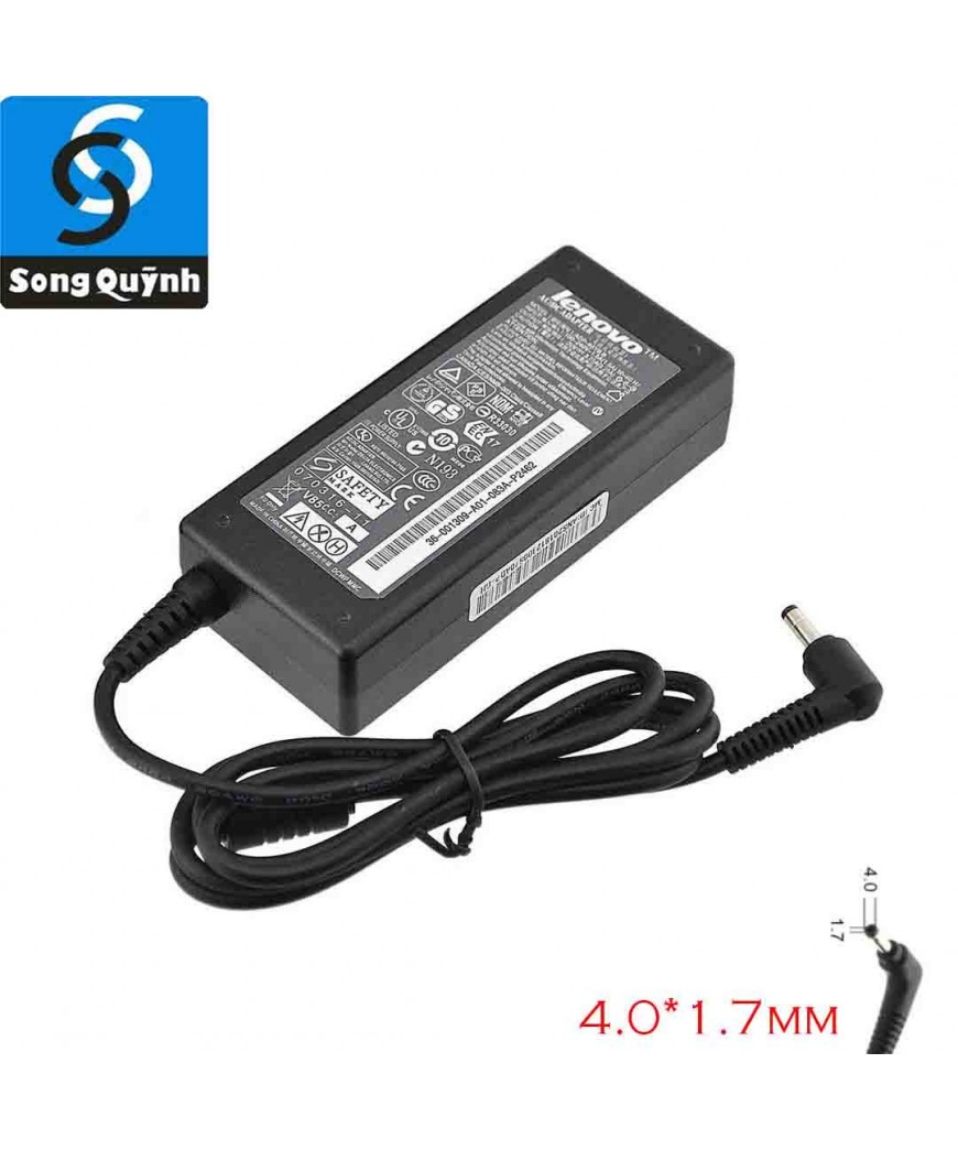 Sạc laptop Lenovo đầu nhỏ (20V-2.25A) Φ4.0mm * 1.7mm 65w OEM