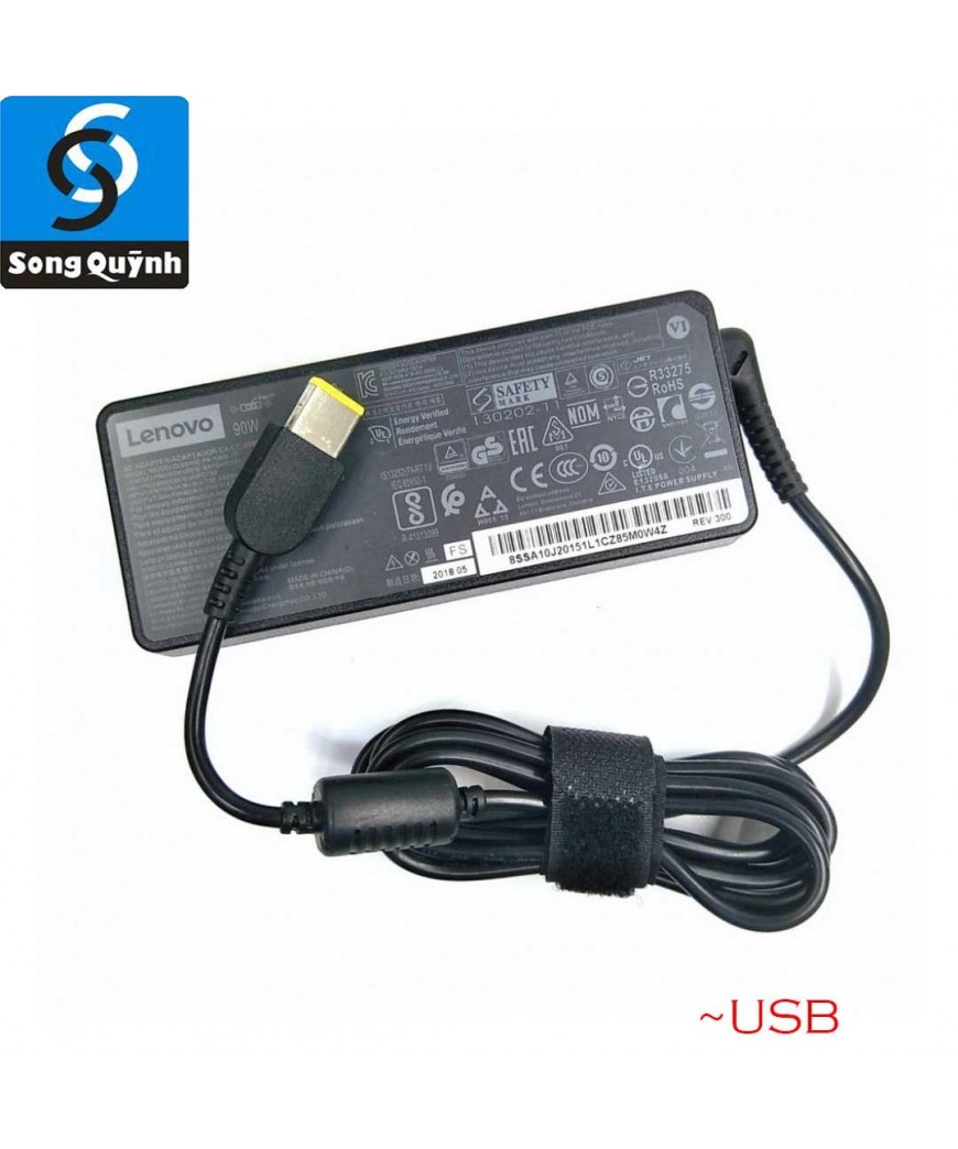 Sạc laptop Lenovo USB kim (20V-4.5A) 90w ZIN