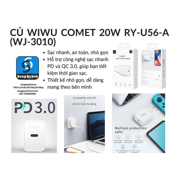 Củ Wiwu COMET 20W RY-U56-A (WW-31007)