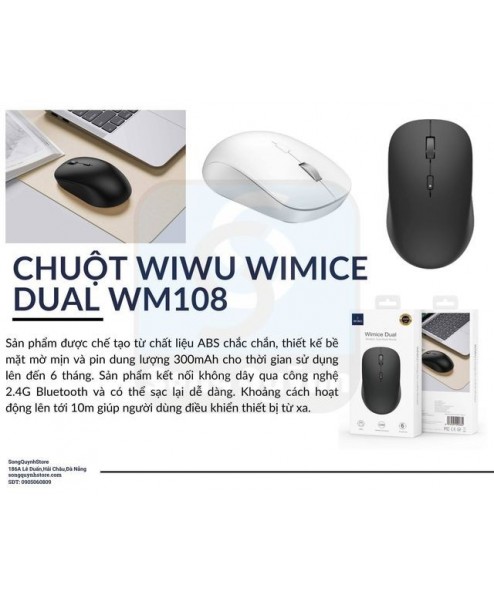 CHUỘT WIWU WIMICE DUAL WM108