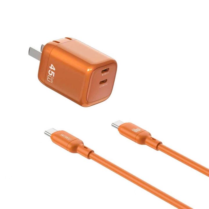 BỘ SẠC NHANH WIWU 45W G025 (WW-31014)