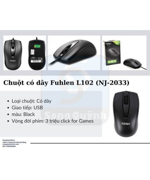 Chuột có dây Fuhlen L102