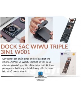 Dock sạc Wiwu TRIPLE 3IN1...