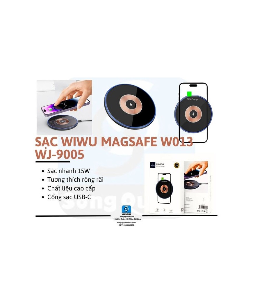 Sạc Wiwu Magsafe W013