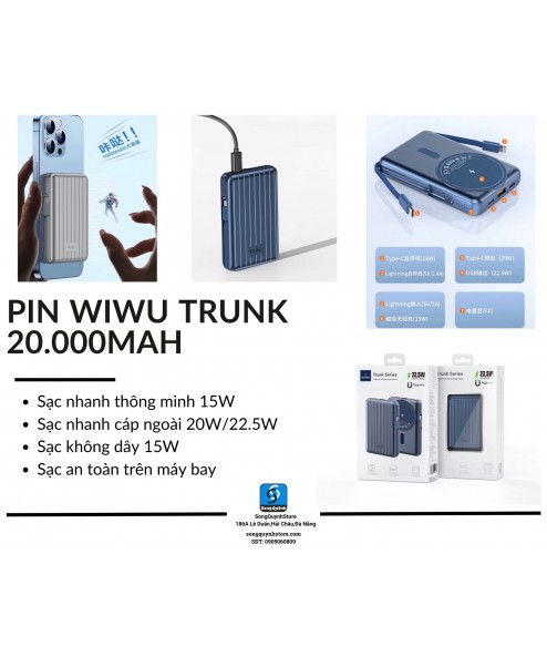 PIN WIWU TRUNK 10.000MAH PP03