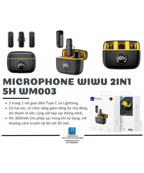 Microphone Wiwu 2IN1 5H WM003