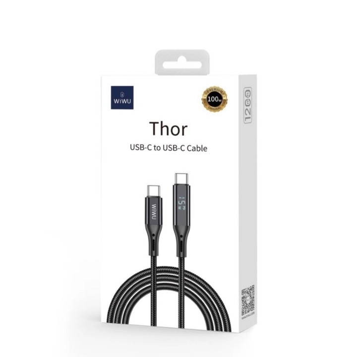 Cáp Wiwu THOR C-C 1.2M 100W (C020) (WW-41009)