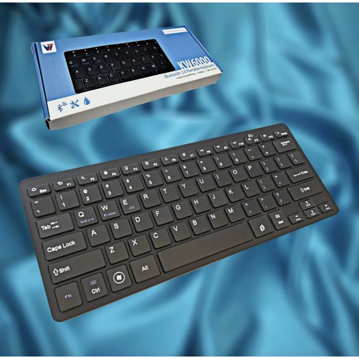 Keyboard V7 Bluetooth 3.0 Portable (QS-10201)